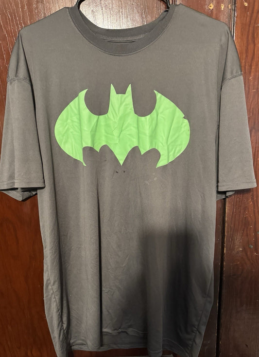 Batman Character T Shirt Men's Size L ? Gray DC Comics