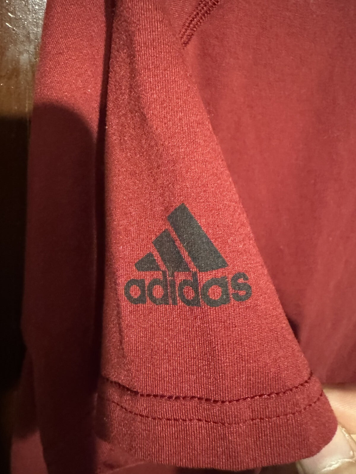 UMass Amherst Minutemen Adidas S/S T-shirt Men M Red