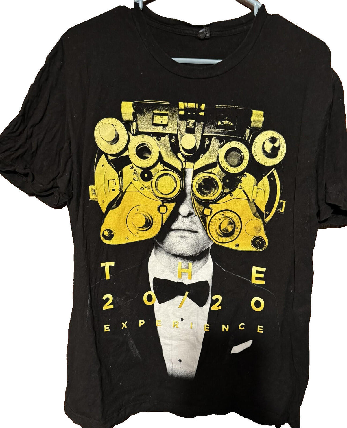 Justin Timberlake 2013-14 World Tour Concert t-shirt Black Men's size L
