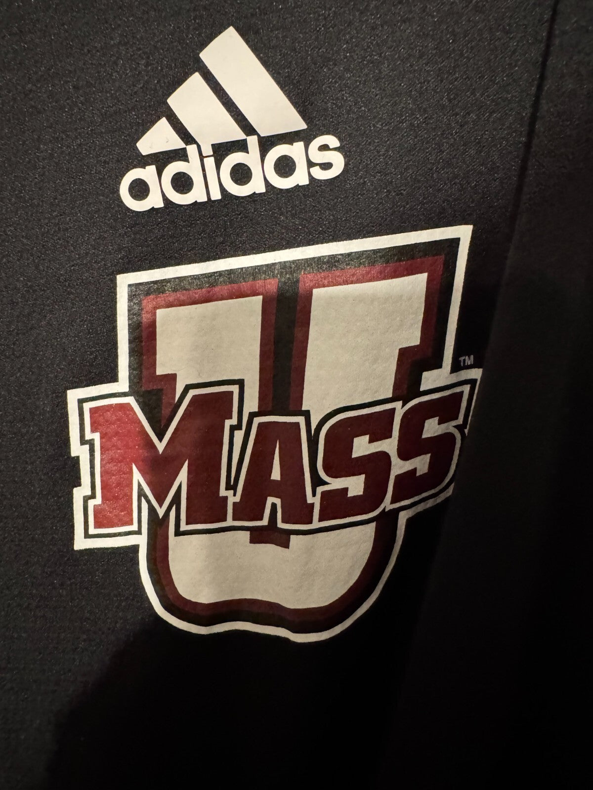 UMass Minutemen Player-Issued Hoodie Men's L Black