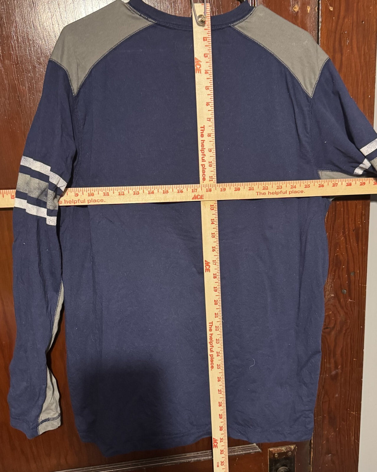 New England Patriots Long Sleeve T-Shirt Men 's Size XL Blue