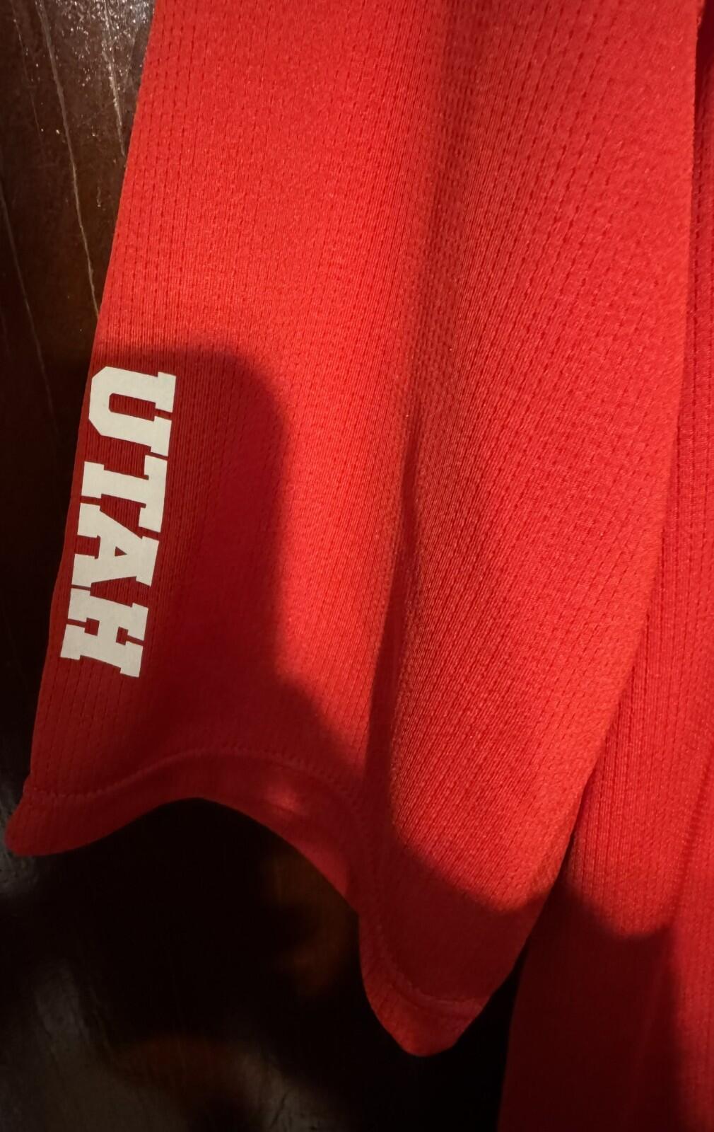 University of Utah Utes Under Armour 1/4 Zip Men's L Player Issued