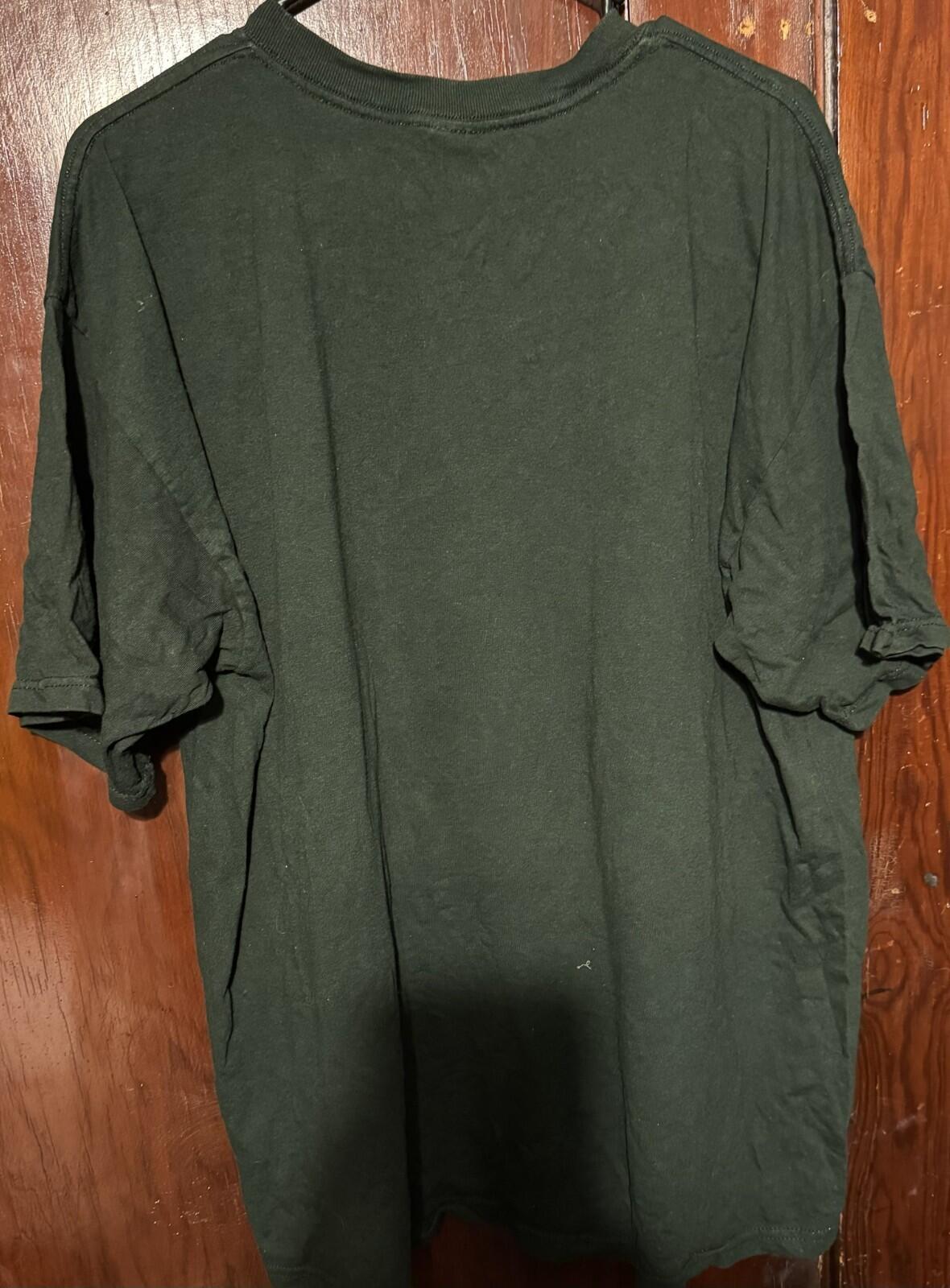 Hawaii Warriors T-Shirt Green 2002 Hawaii Bowl Men's Size XL