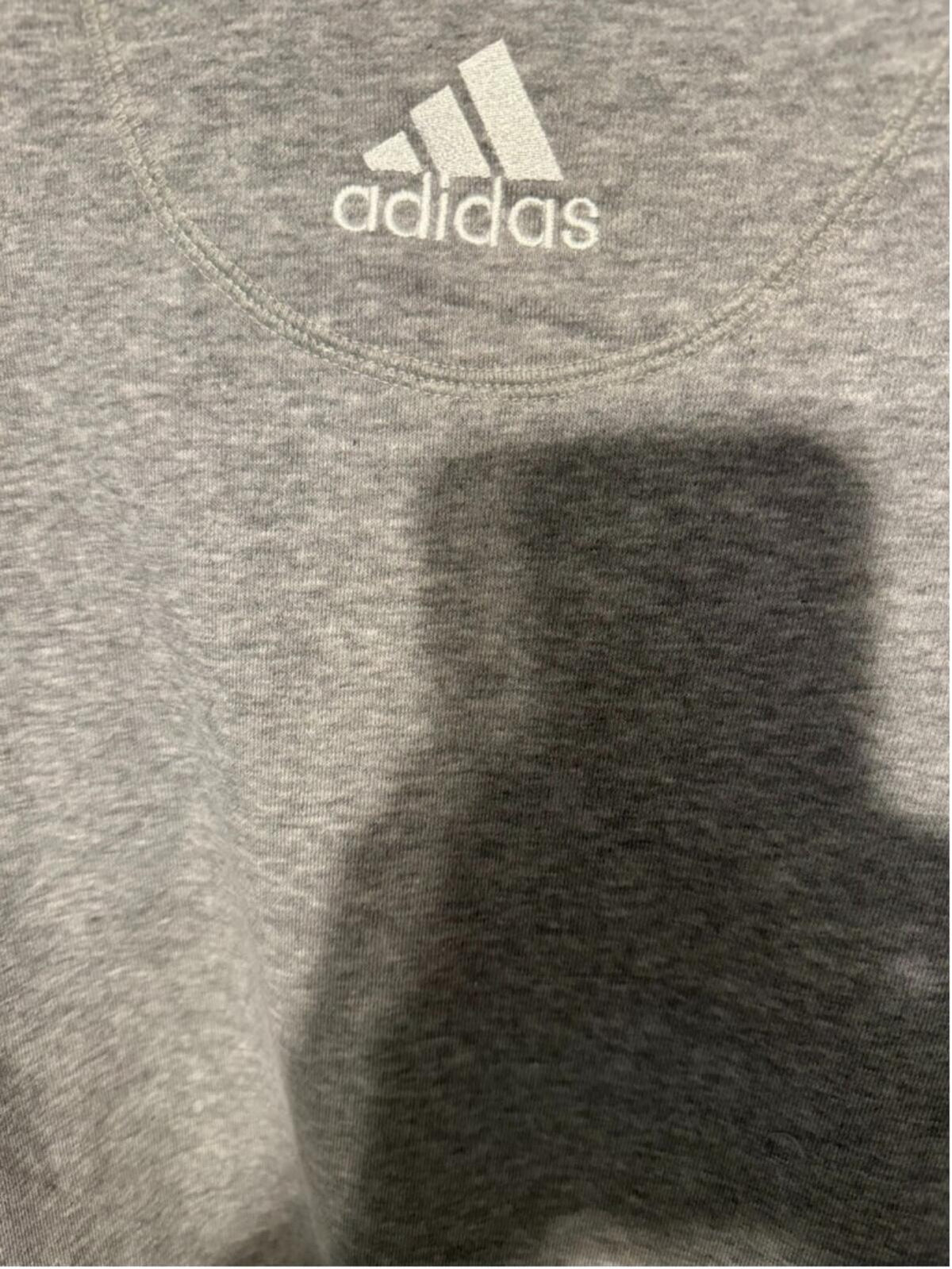 St Louis Blues Adidas Reverse Retro Sweatshirt Men's 2XL Gray NEW WITH TAGS