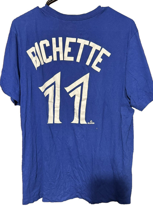 Toronto Blue Jays Bo Bichette #11 Nike Player Tee Men's Size L Blue
