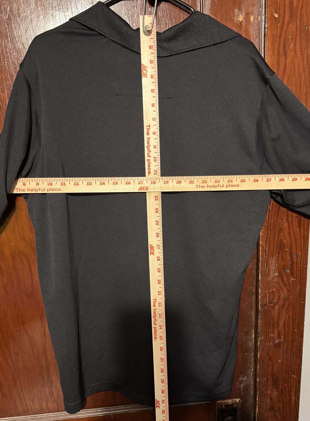 Wake Forest Demon Deacons Antigua Polo Men Sz L Black ACC