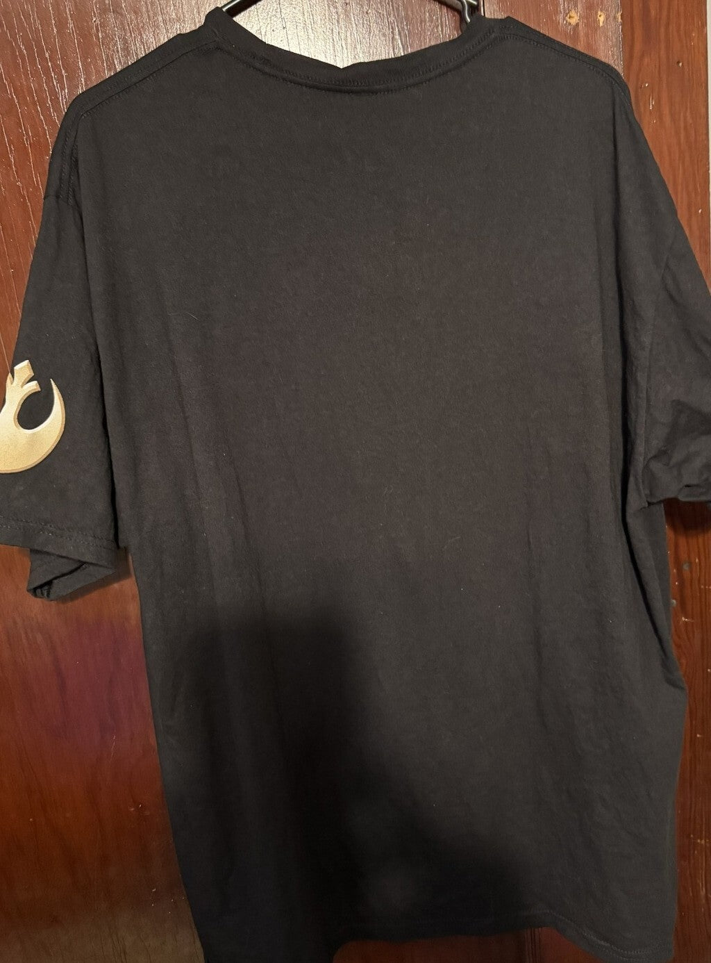 Star Wars Logo Millennium Falcon T-Shirt Men Size XXL Black