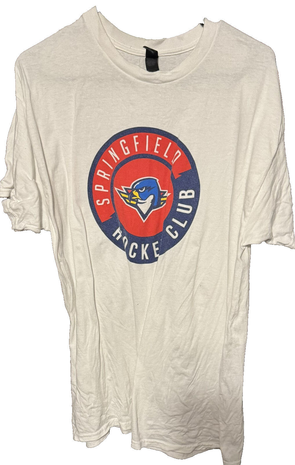 Springfield Thunderbirds Tee Shirt White Men's Size L