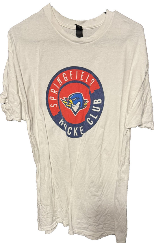 Springfield Thunderbirds Tee Shirt White Men's Size L