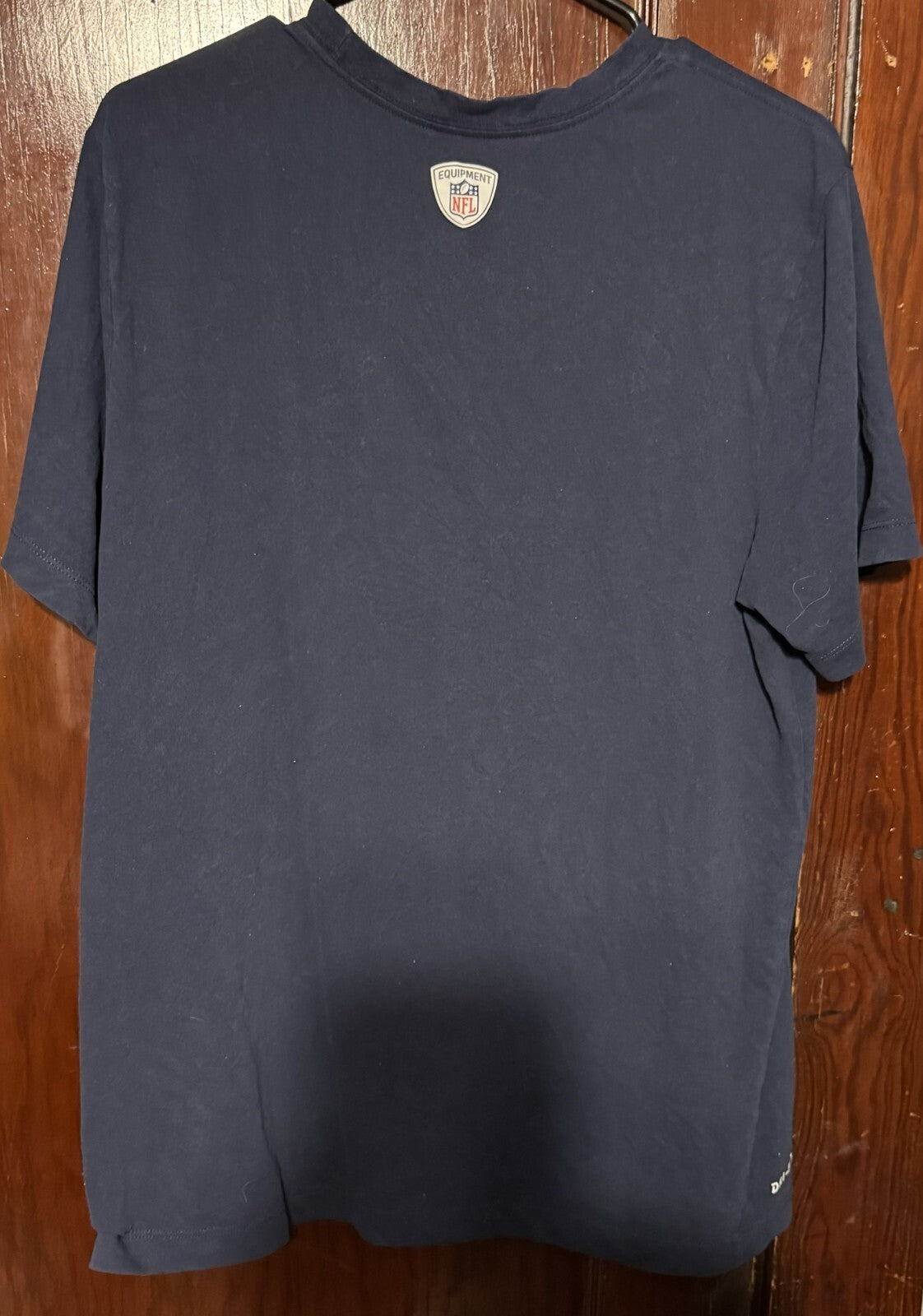 New England Patriots T Shirt Men L Gray Nike Tee NFL