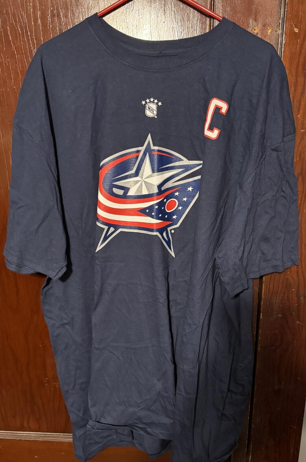 Columbus Blue Jackets Rick Nash "Nasher" Fanatics Player Tee Blue Men 3XL NWOT