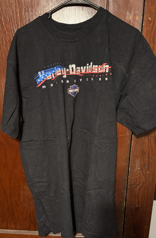 Harley-Davidson Vintage T-Shirt St Paul MN Men's Sz XL Black