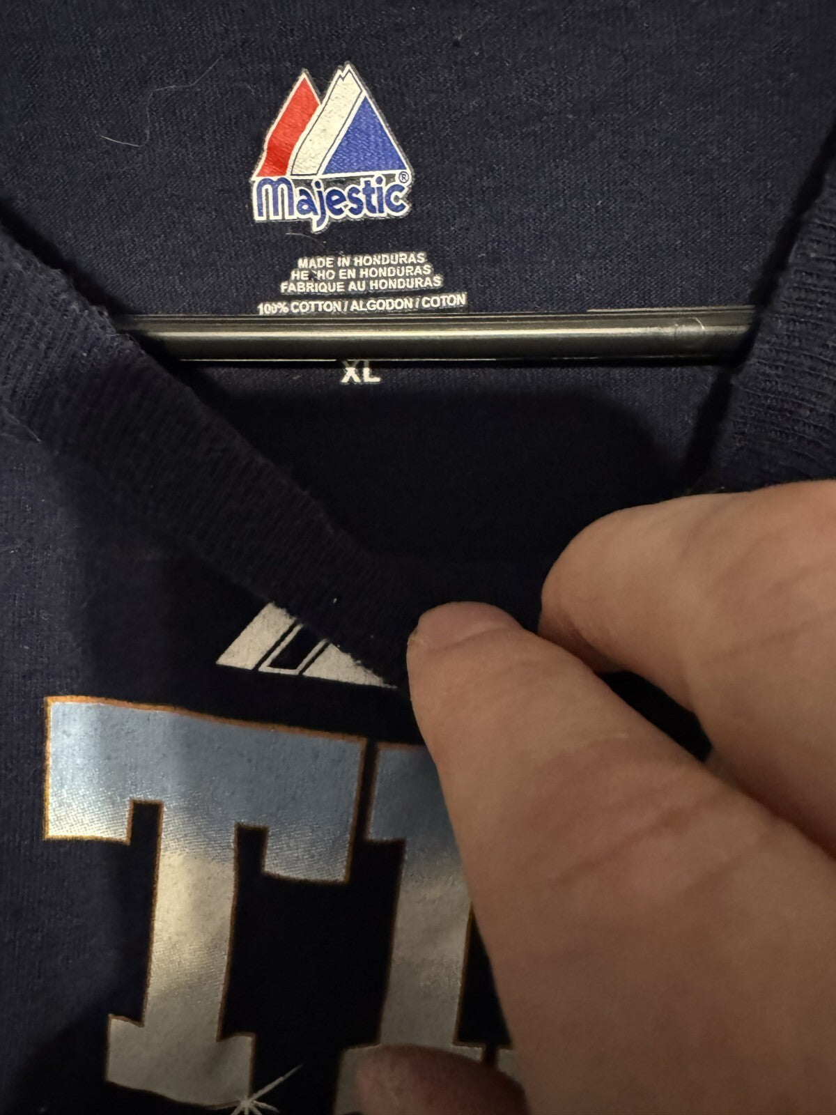 New York Yankees Majestic 2009 World Series Tee Men XL Blue
