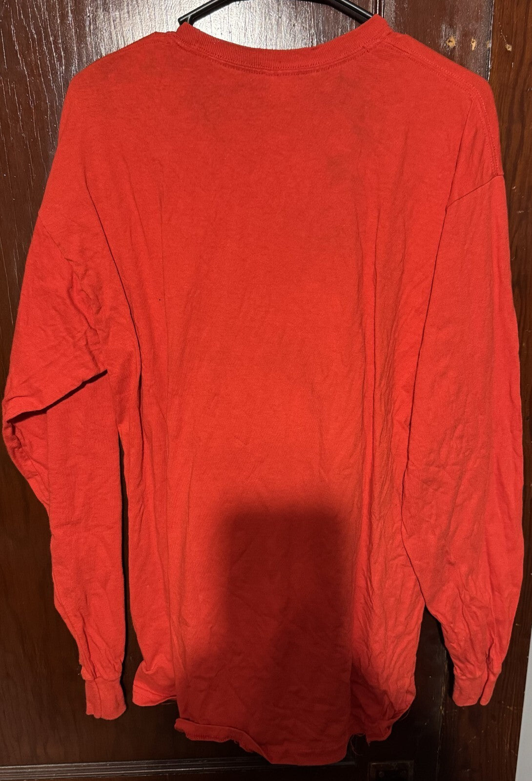 Rutgers Scarlet Knights Long Sleeve T-Shirt Men's Size L Red