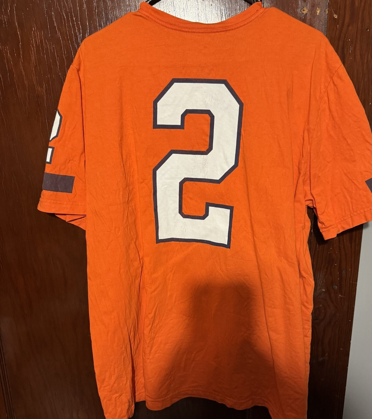 University of Illinois Nike Football T-Shirt Men's Size XL Orange
