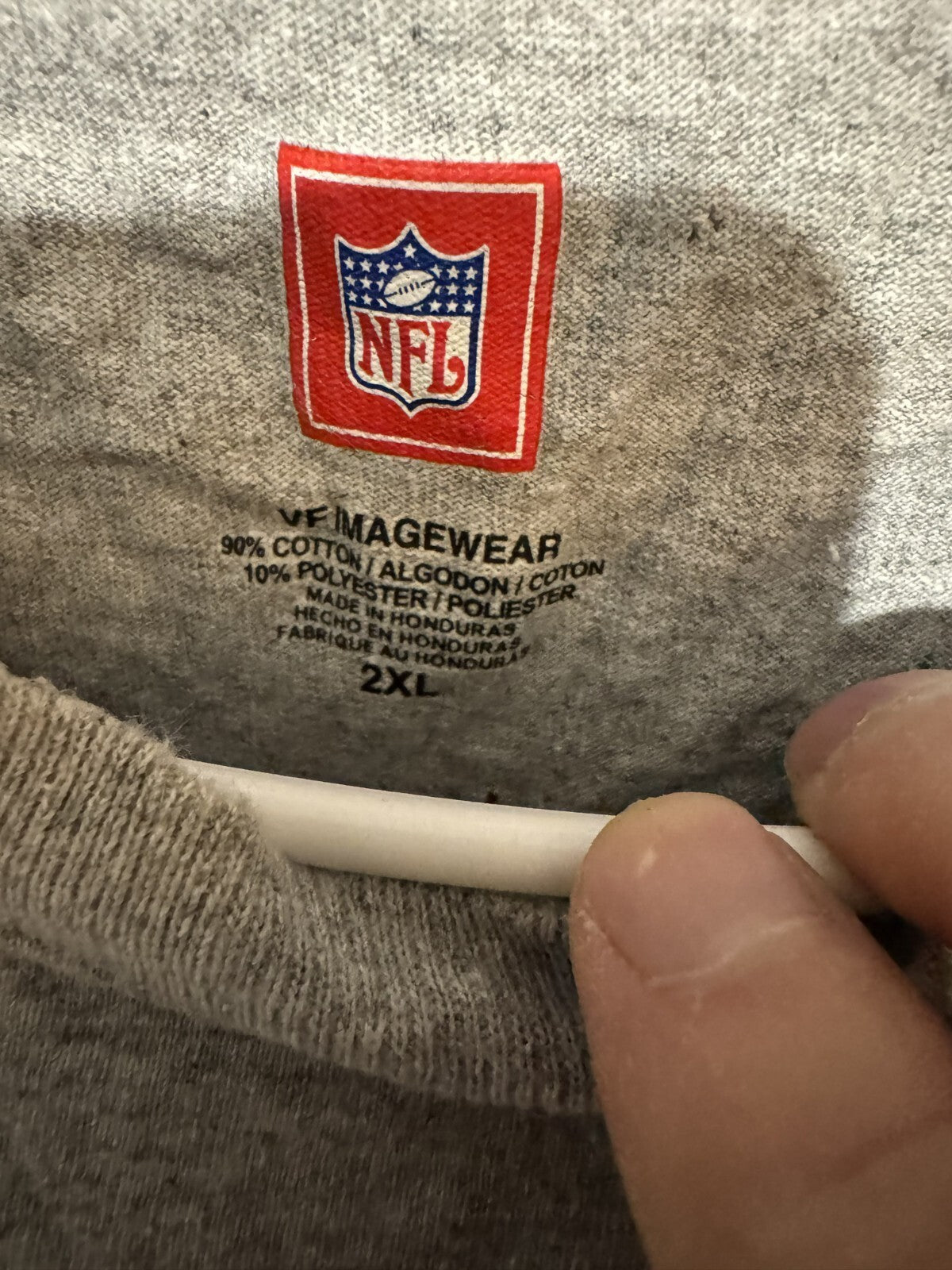 New England Patriots T-Shirt Men XXL Gray VF Imagewear