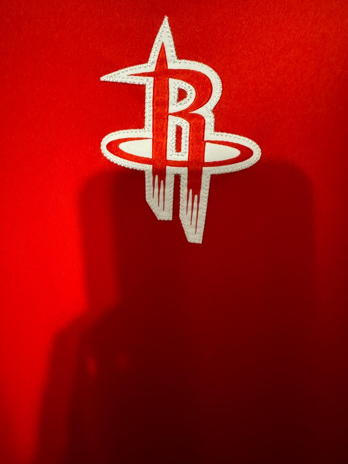 Houston Rockets Adidas NBA LS Shooting Shirt Men's 2XL Red