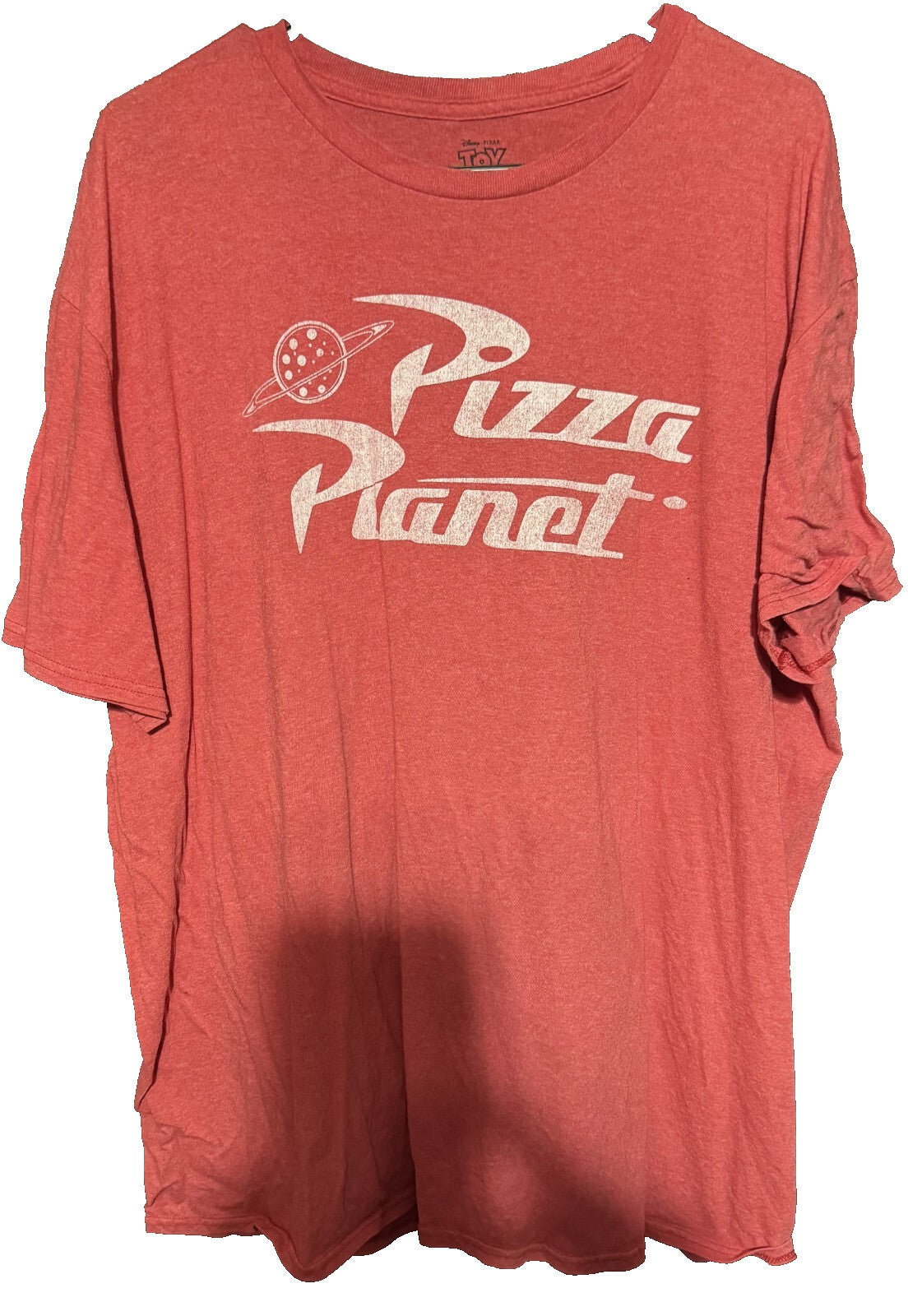 Toy Story Pizza Planet Disney T Shirt Red Men's Size 2XL