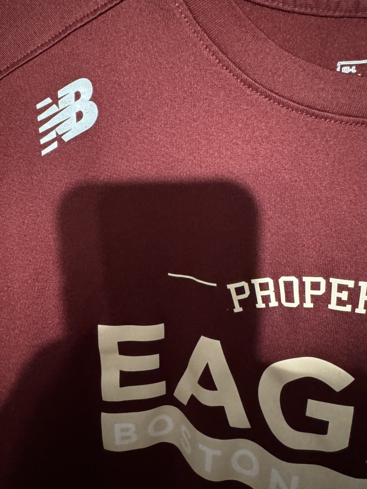 Boston College Eagles New Balance Red short sleeve tee shirt Men's size L