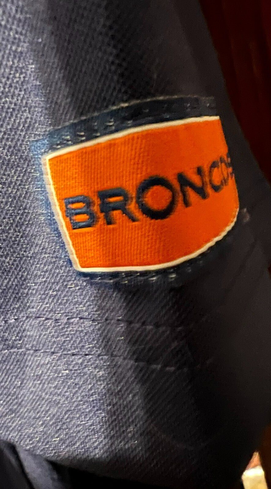 Denver Broncos Polo Shirt Men's Size M Blue/Orange NFL