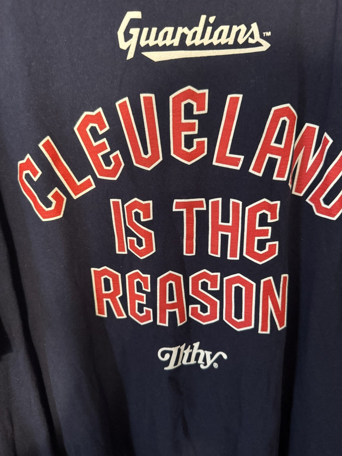 Cleveland Guardians Short Sleeve T-Shirt Men's XL Blue