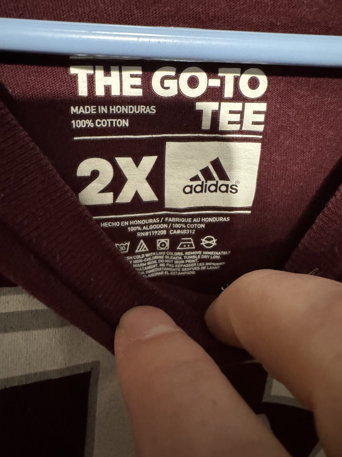 Texas A&M Aggies Tee Shirt Adidas Men's Size XXL Red