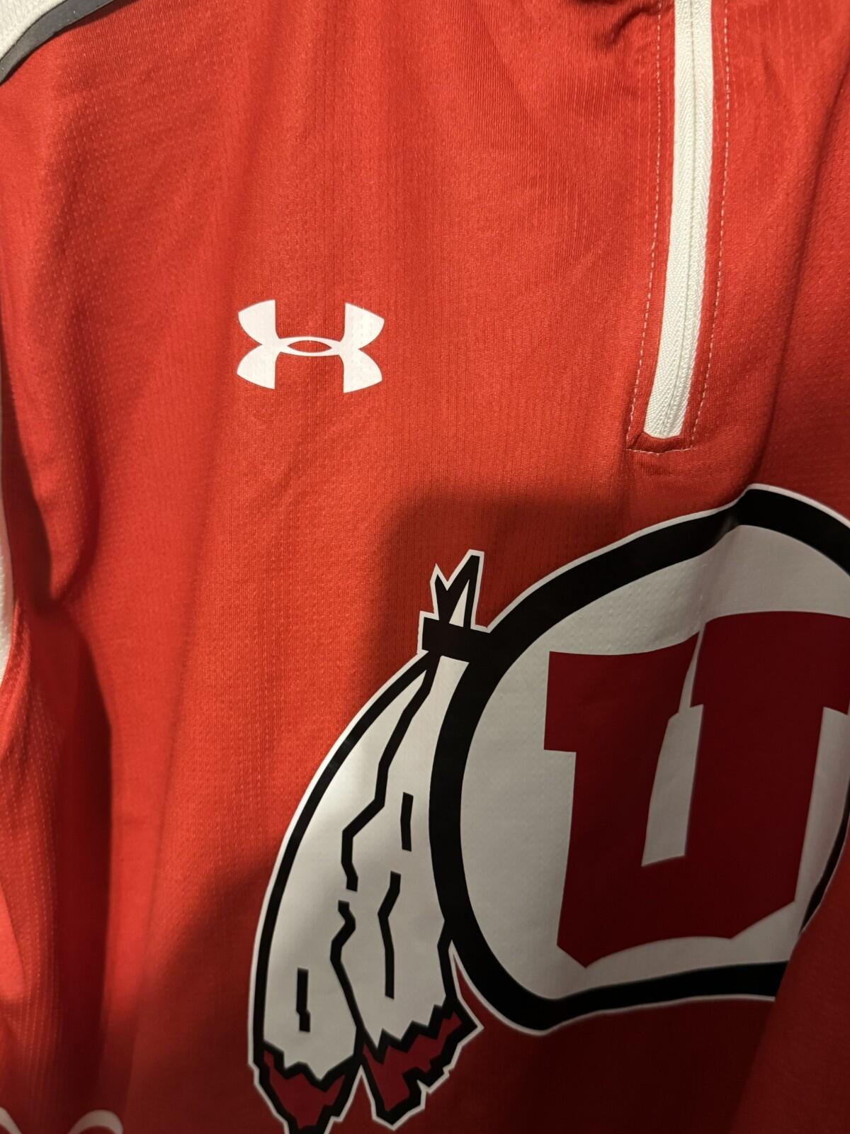 University of Utah Utes Under Armour 1/4 Zip Men's XL Player Issued
