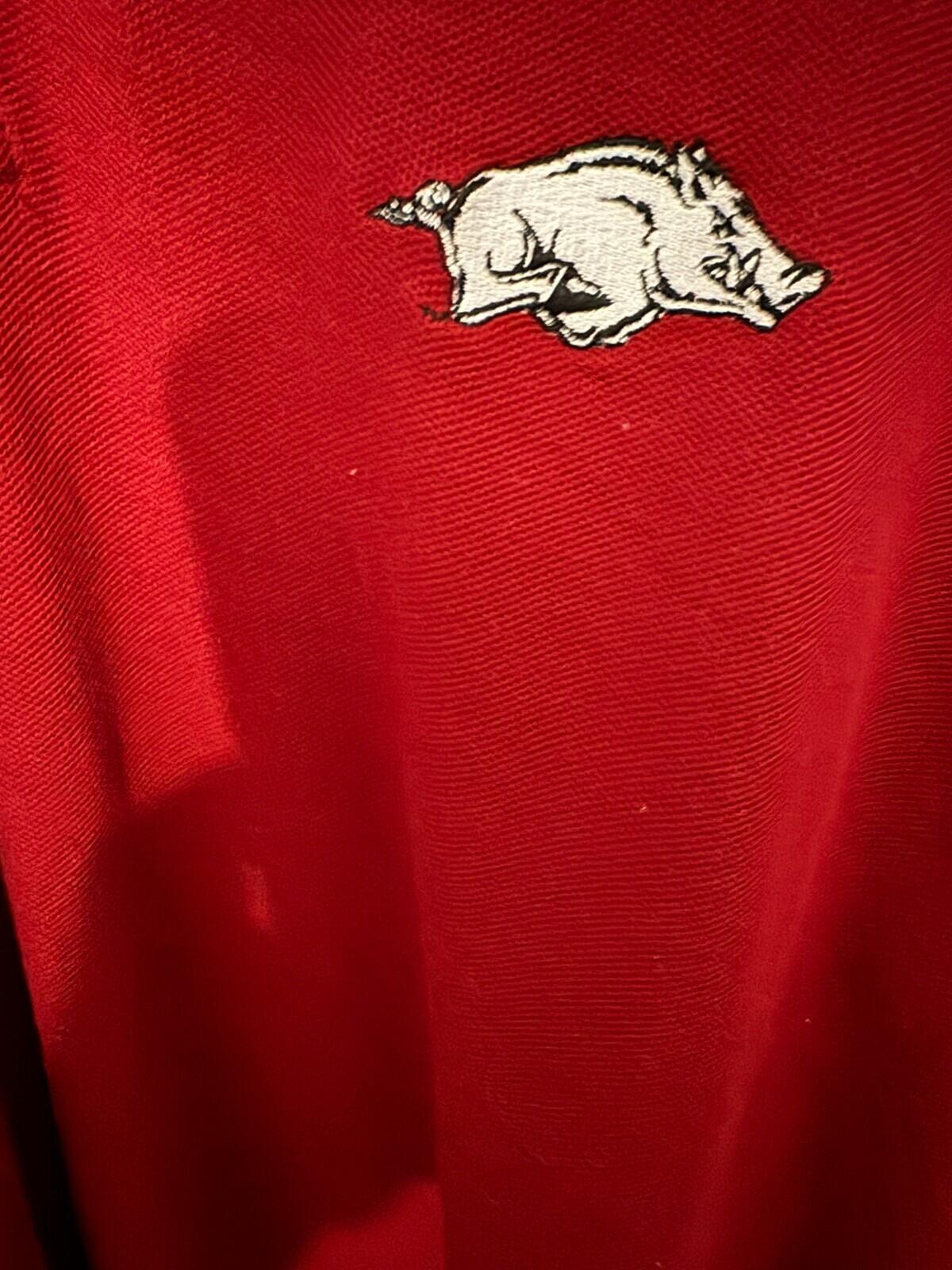 Arkansas Razorbacks Vintage 1990's Men's XL Polo Red