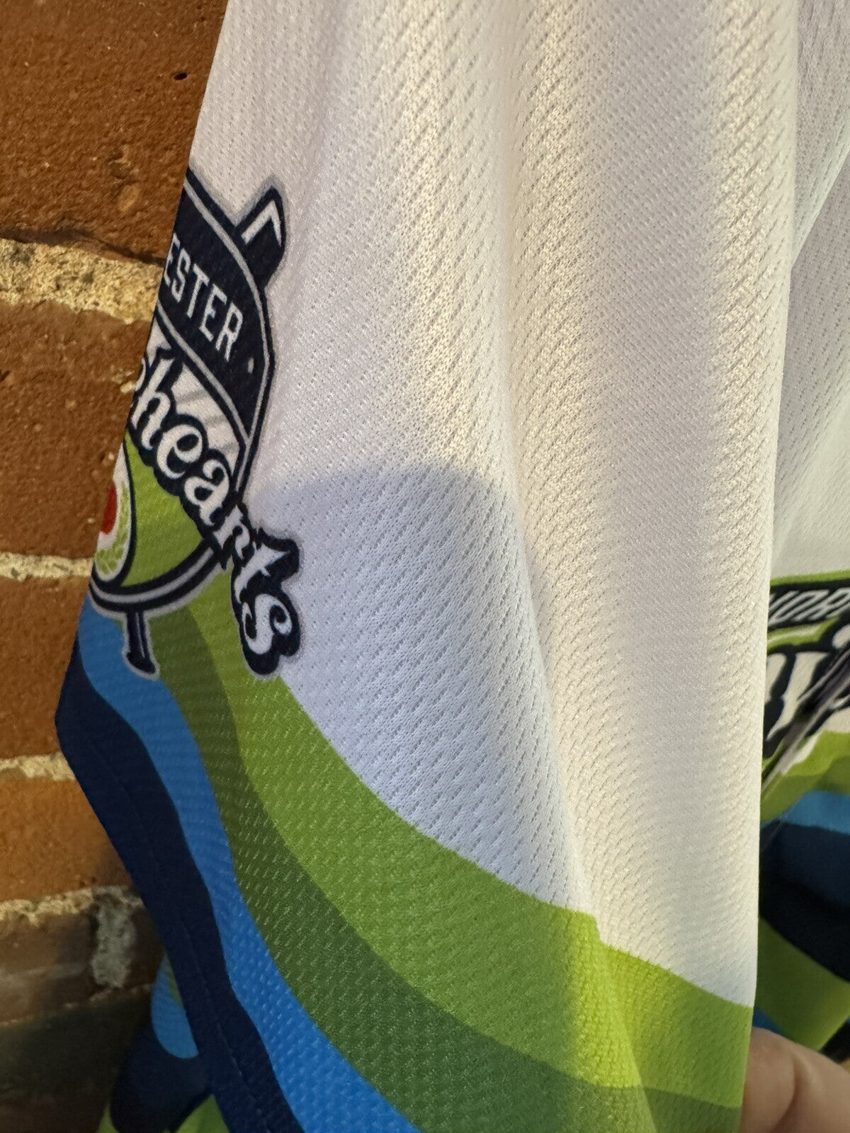Worcester Bravehearts Team Issued Jersey On-Field Authentic. #49 men’s size 46