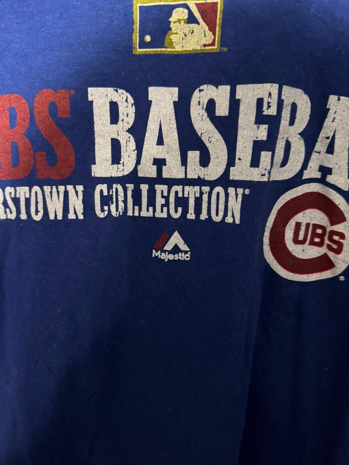 Chicago Cubs Short Sleeve Majestic T-shirt Men's Size XL Blue