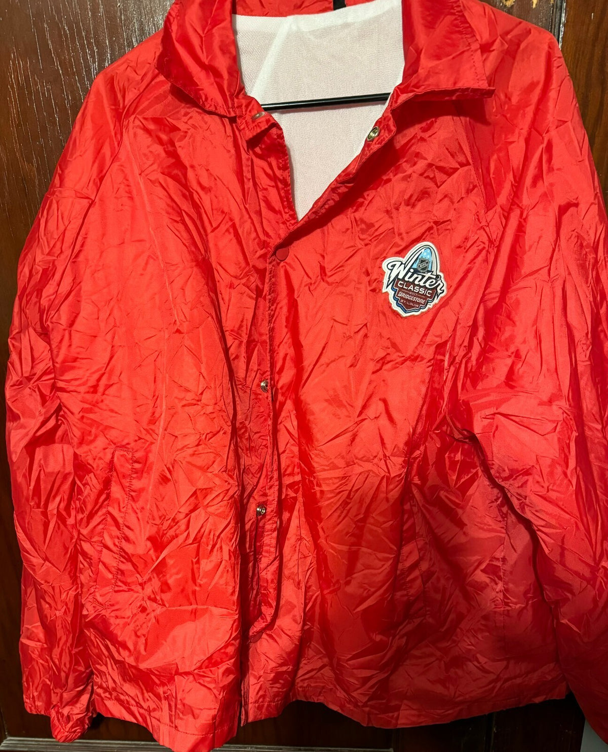 Official NHL 2017 Winter Classic Windbreaker Jacket Men Sz XXL St. Louis Red
