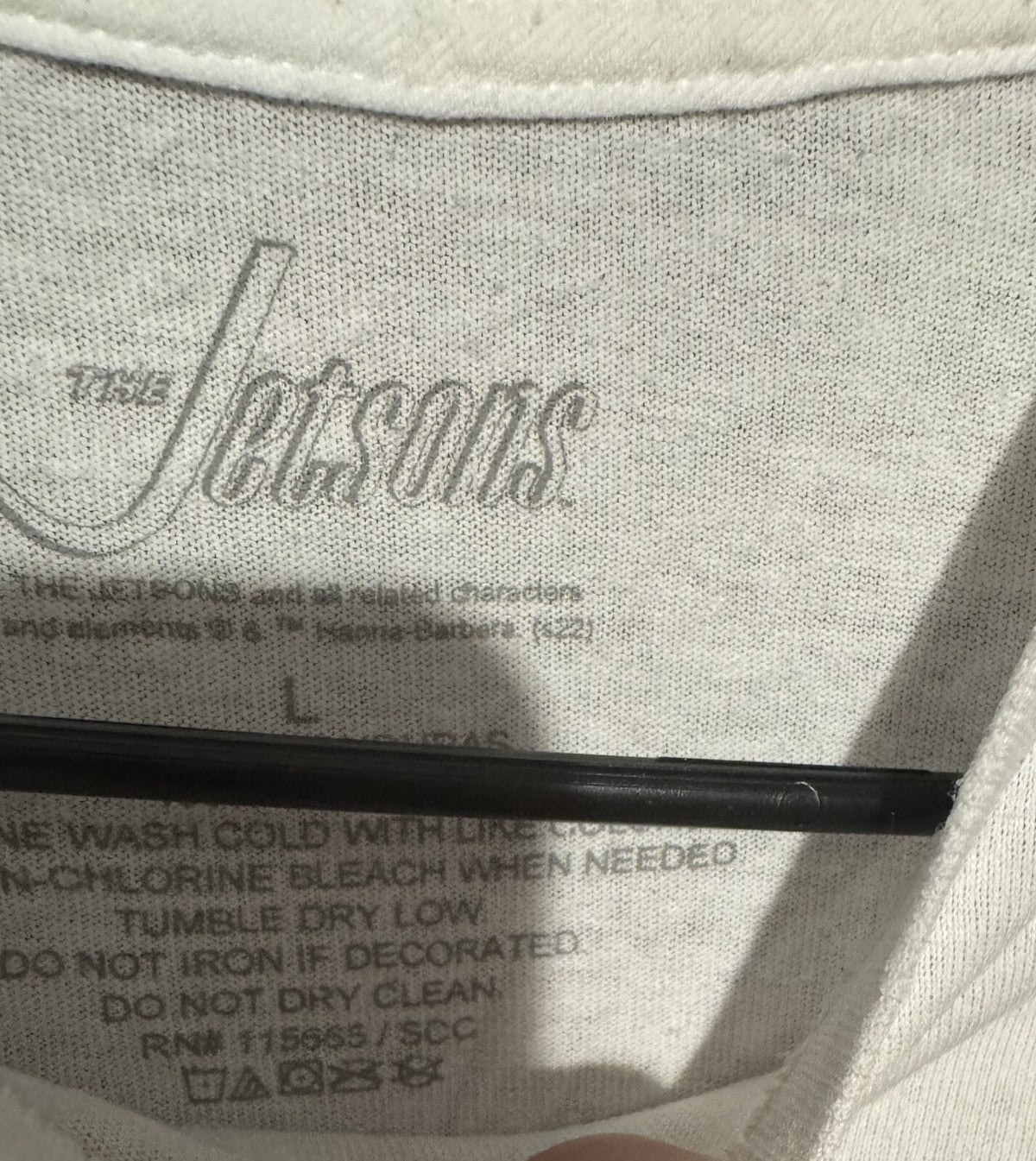 The Jetsons Logo T-Shirt Men Sz L White