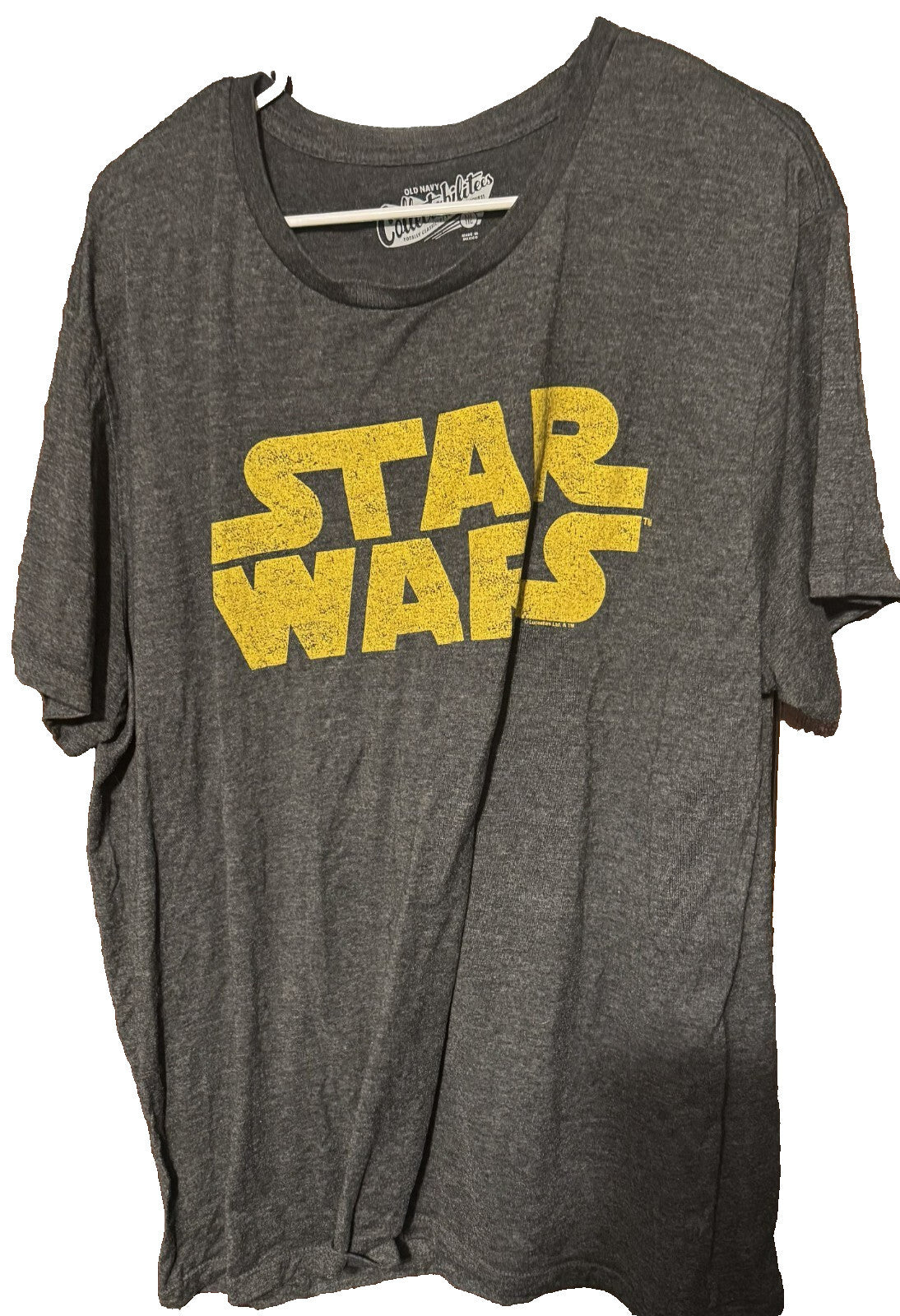 Star Wars Logo T Shirt Men's Size XXL Gray