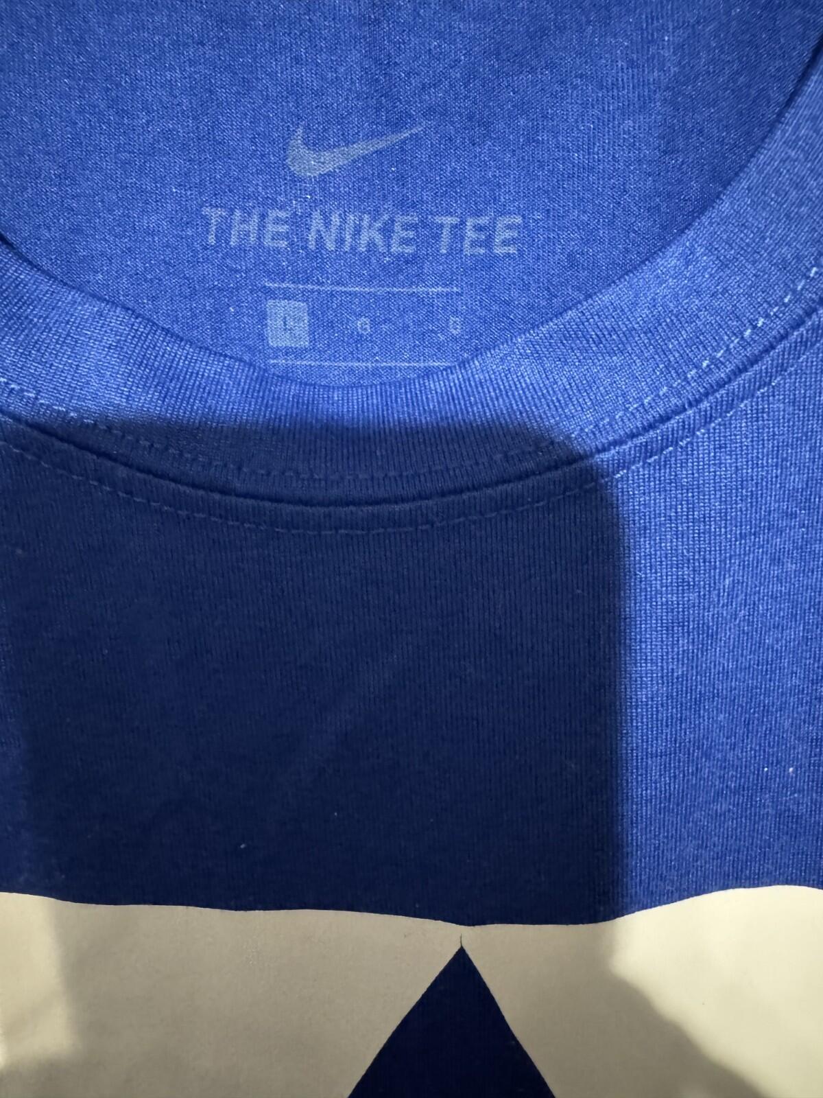 Duke Blue Devils Nike t-shirt Men Sz L Blue NCAA ACC