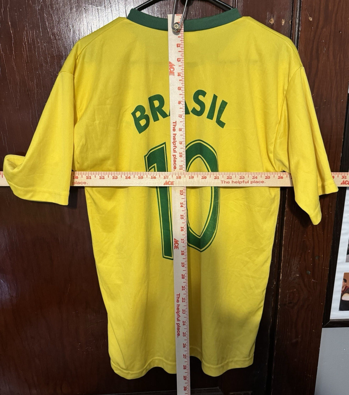 Brazil Soccer T-Shirt Men's Size XL (?)  Yellow  Brasil
