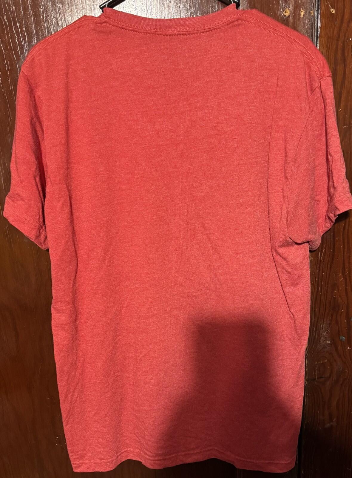 Tom Brady Short Sleeve GOAT T-Shirt Men’s Sz L Red