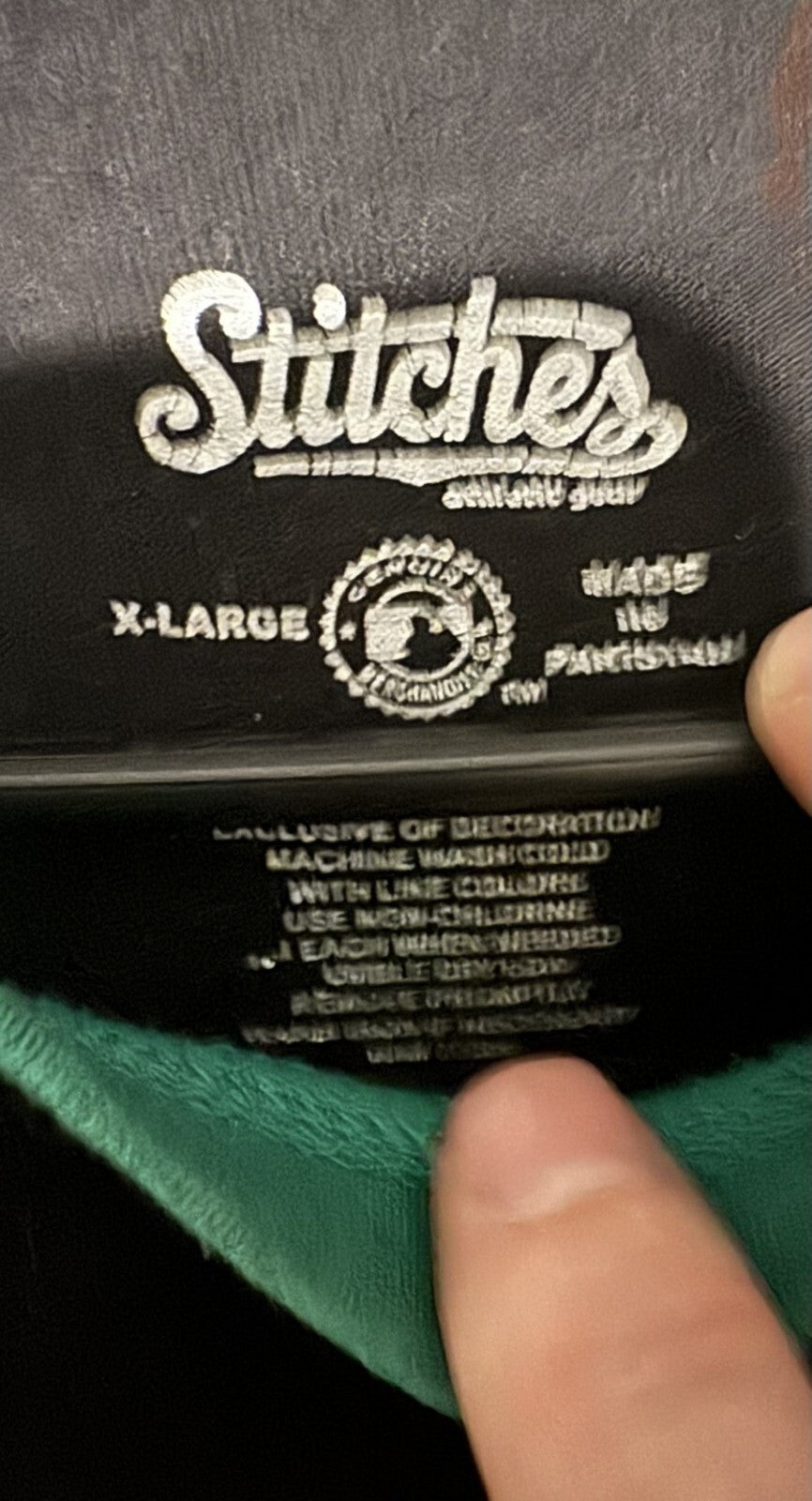 St. Louis Cardinals St. Pats Stitches T-Shirt Size XL Black