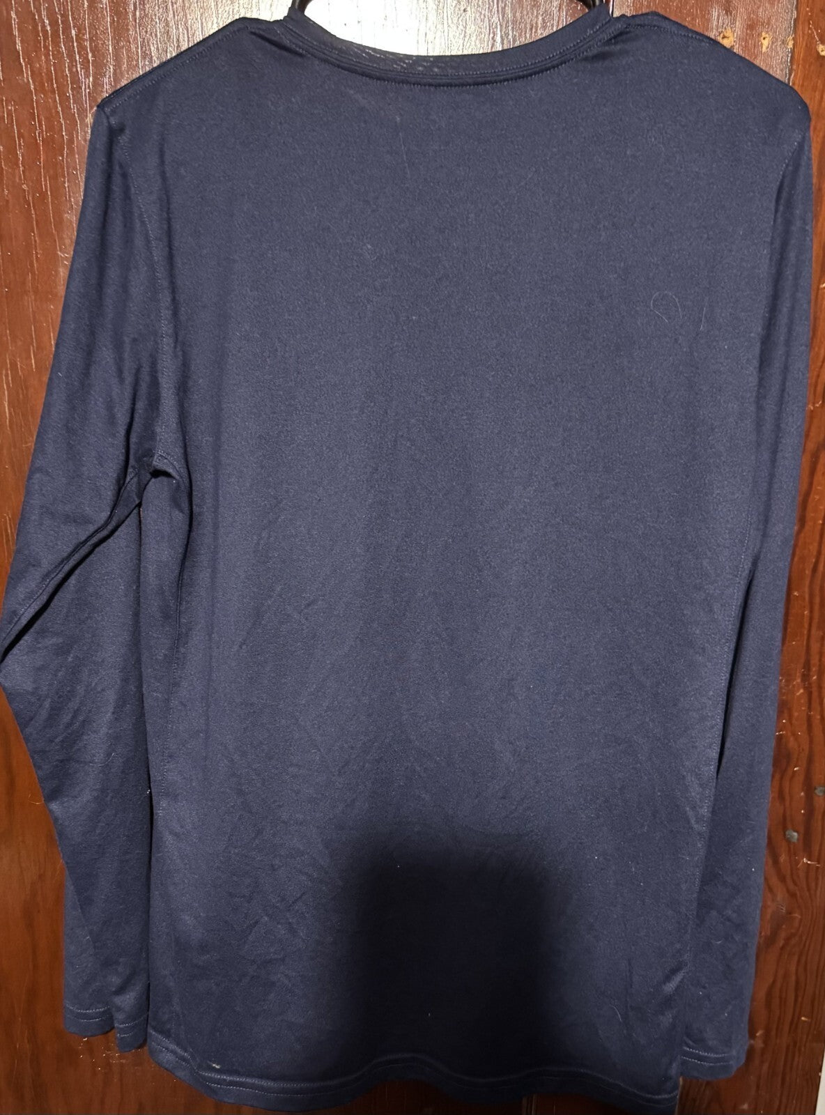 New England Patriots L/S T-Shirt Men M Blue Nike Tee NFL