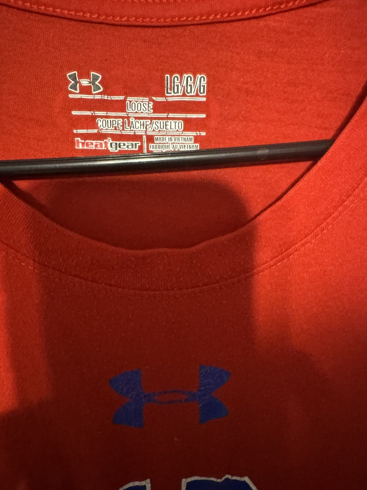 Houston Astros Under Armour Short Sleeve T-Shirt Men's L Red