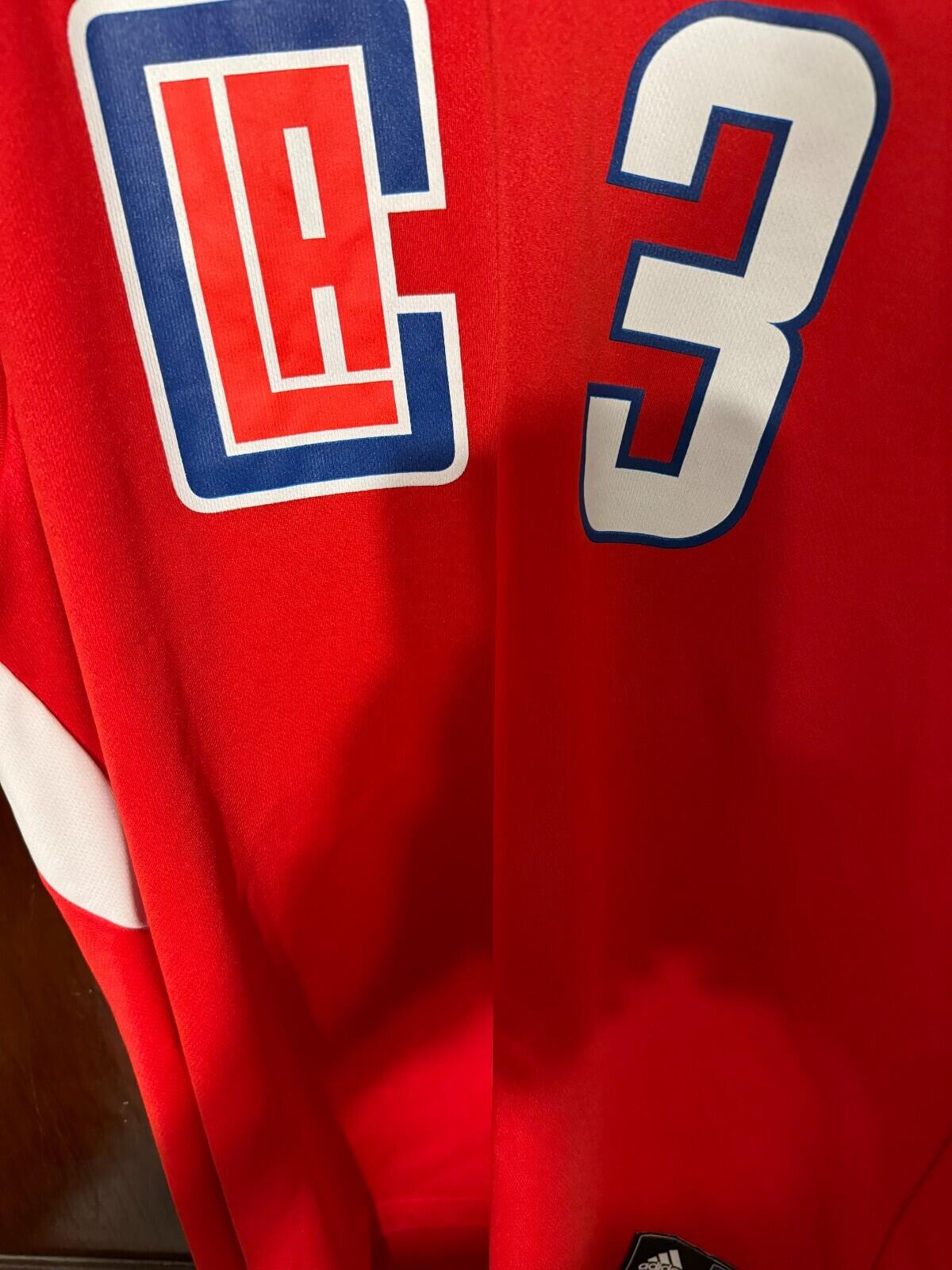 Los Angeles Clippers Adidas Red Chris Paul Jersey Men Sz XL