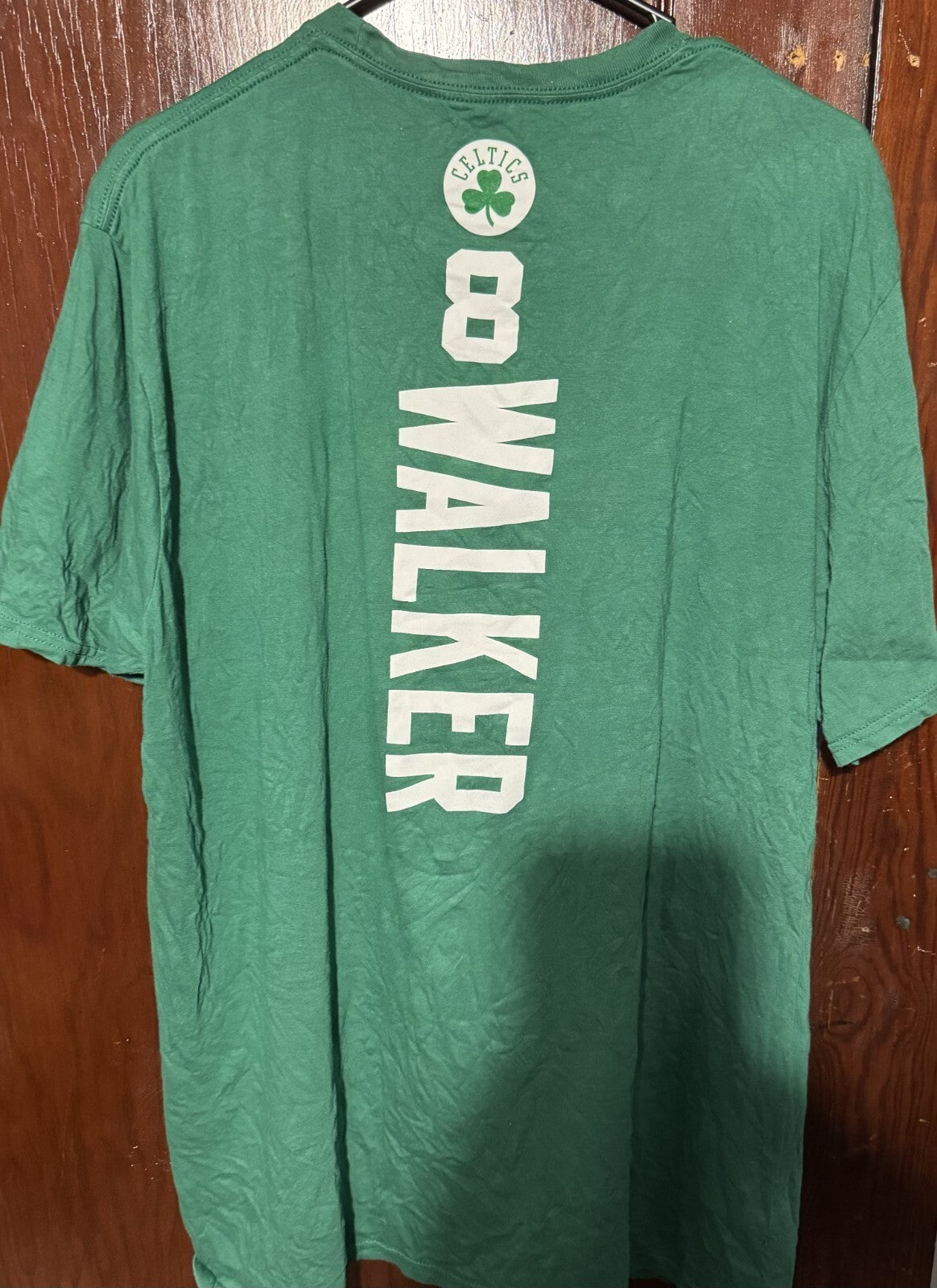 Boston Celtics Walker #8 Fanatics T-Shirt Men Size XL Green