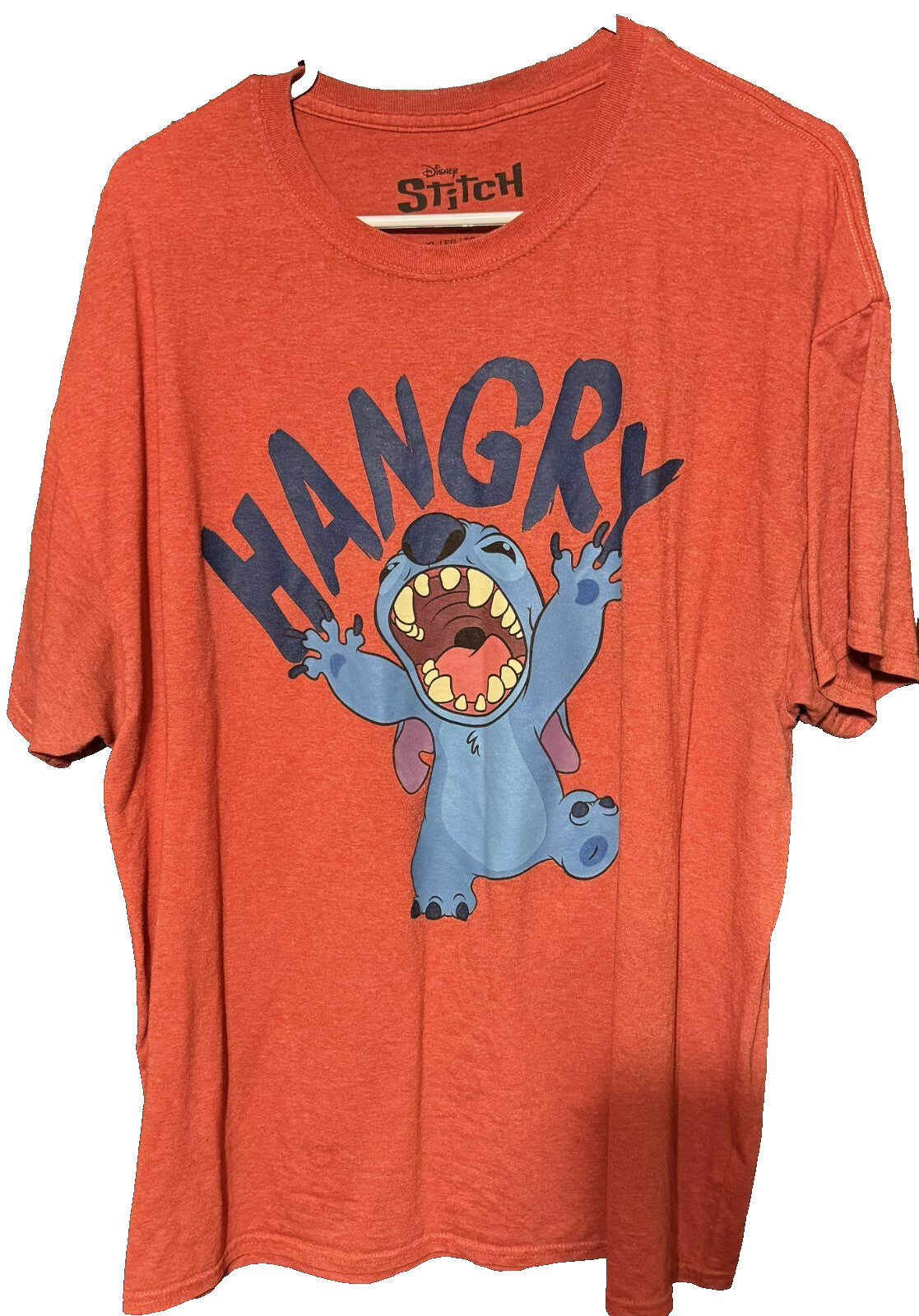 Stitch Disney Lilo & Stitch T Shirt Red Men's Size XL