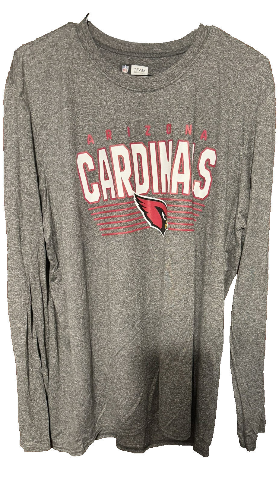 Arizona Cardinals L/S T-Shirt Men Sz XL Gray New With Tags!