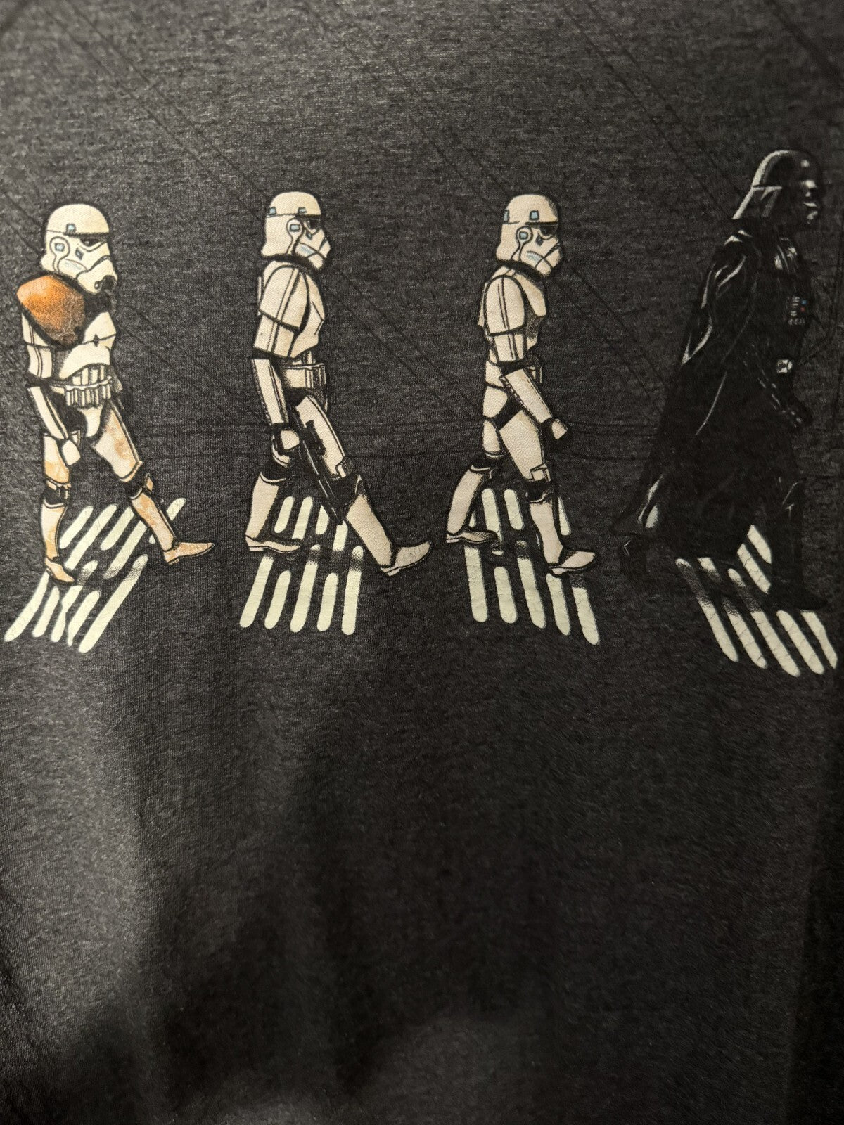 Star Wars Darth Vader Abbey Road T-Shirt Men's Size XL Gray