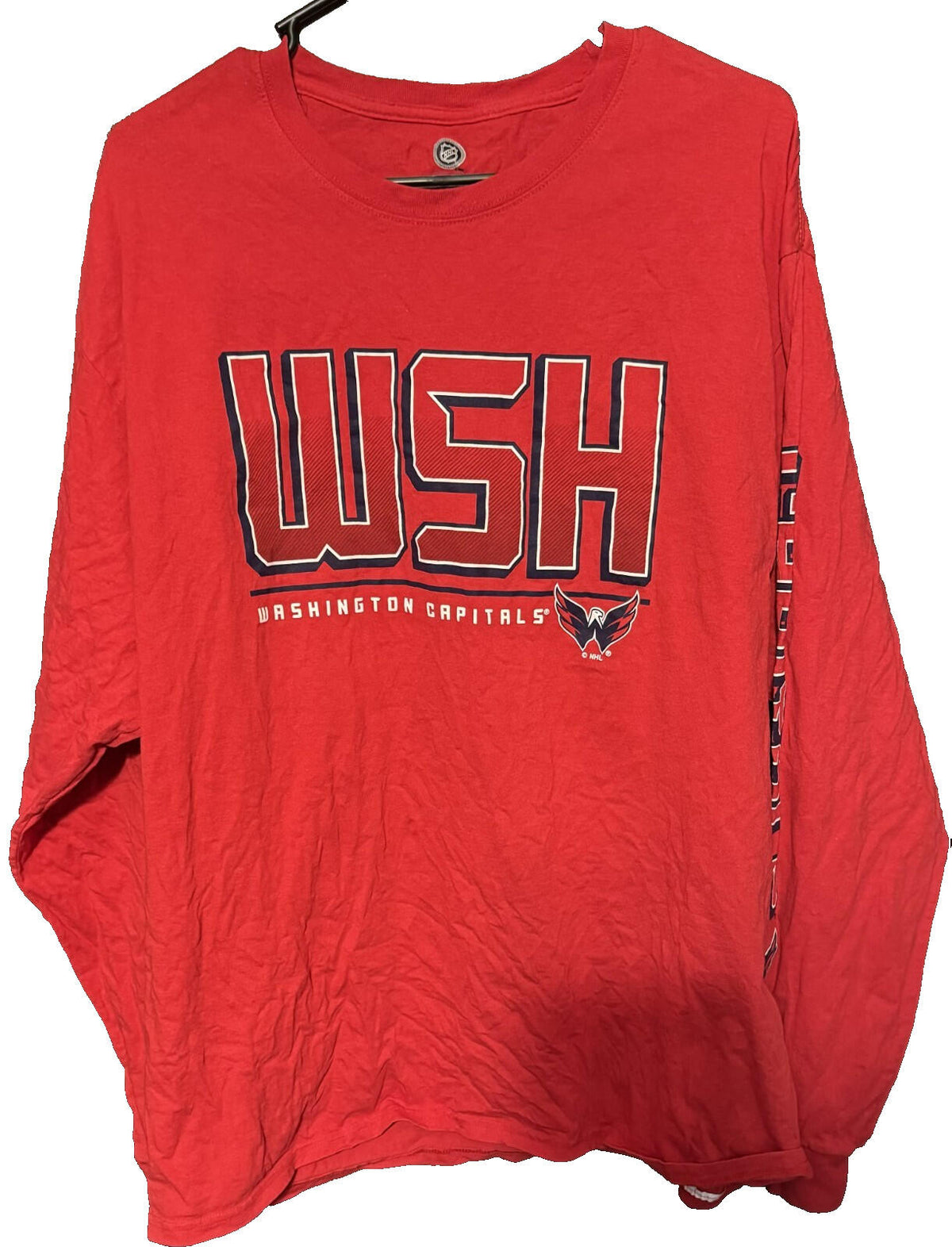 Washington Capitals Long Sleeve T-Shirt Men’s Size Red XL