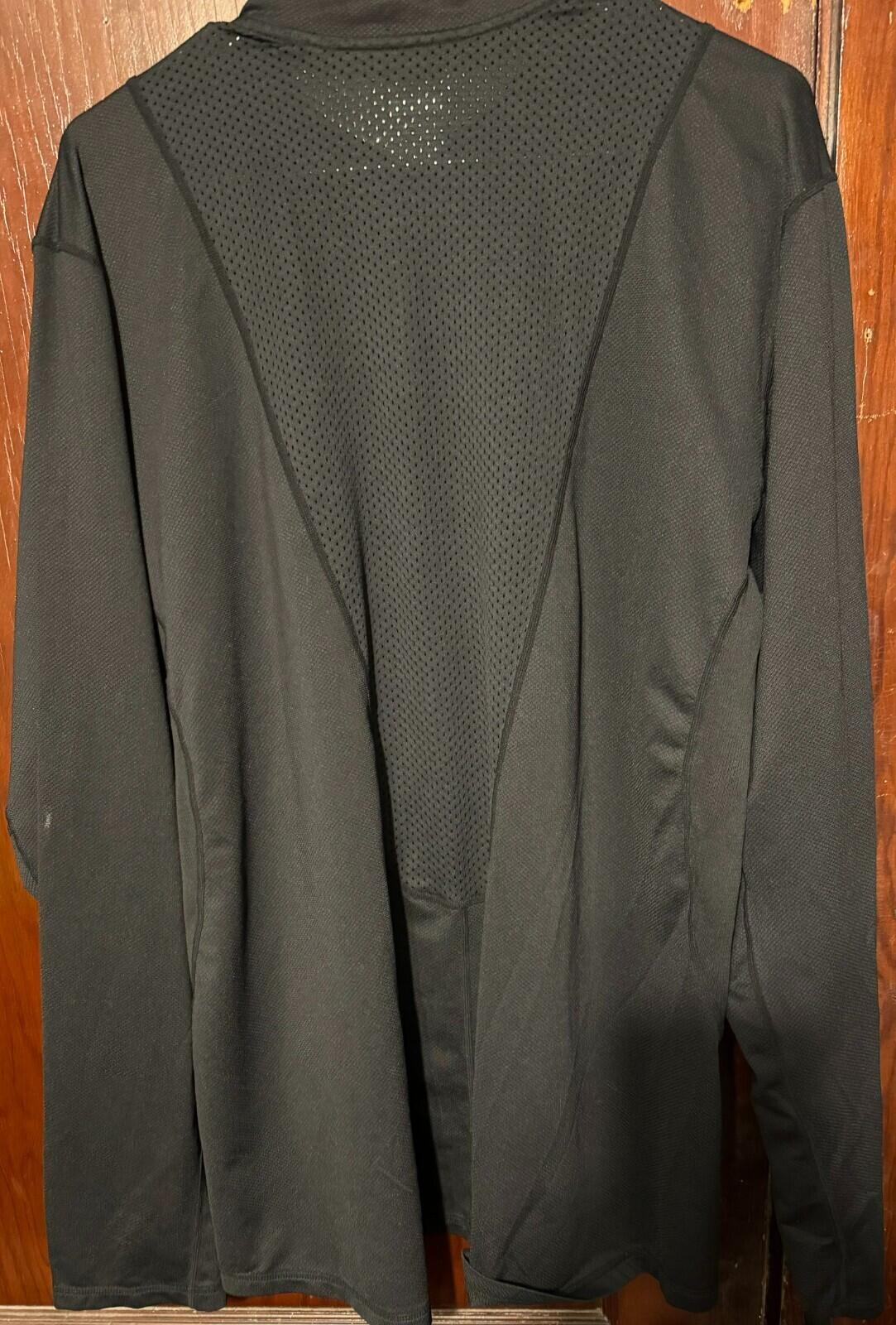 Ottawa Senators Nike 1/4 Zip Black Dri-Fit Men’s Size XL NWOT
