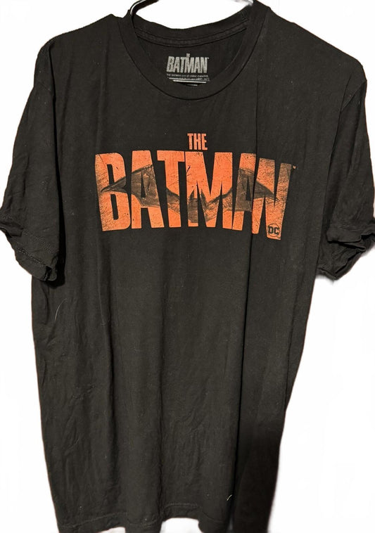 The Batman Movie T-Shirt Men Sz L Black DC Comics