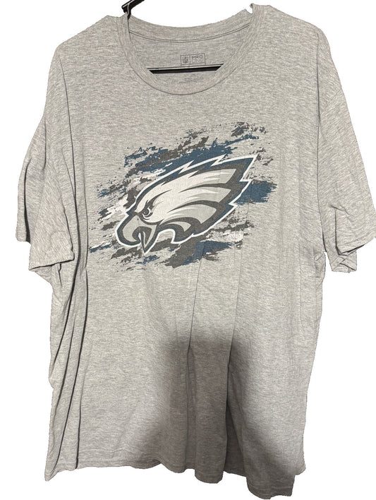 Philadelphia Eagles S/S T-Shirt Gray Men Sz 2XL