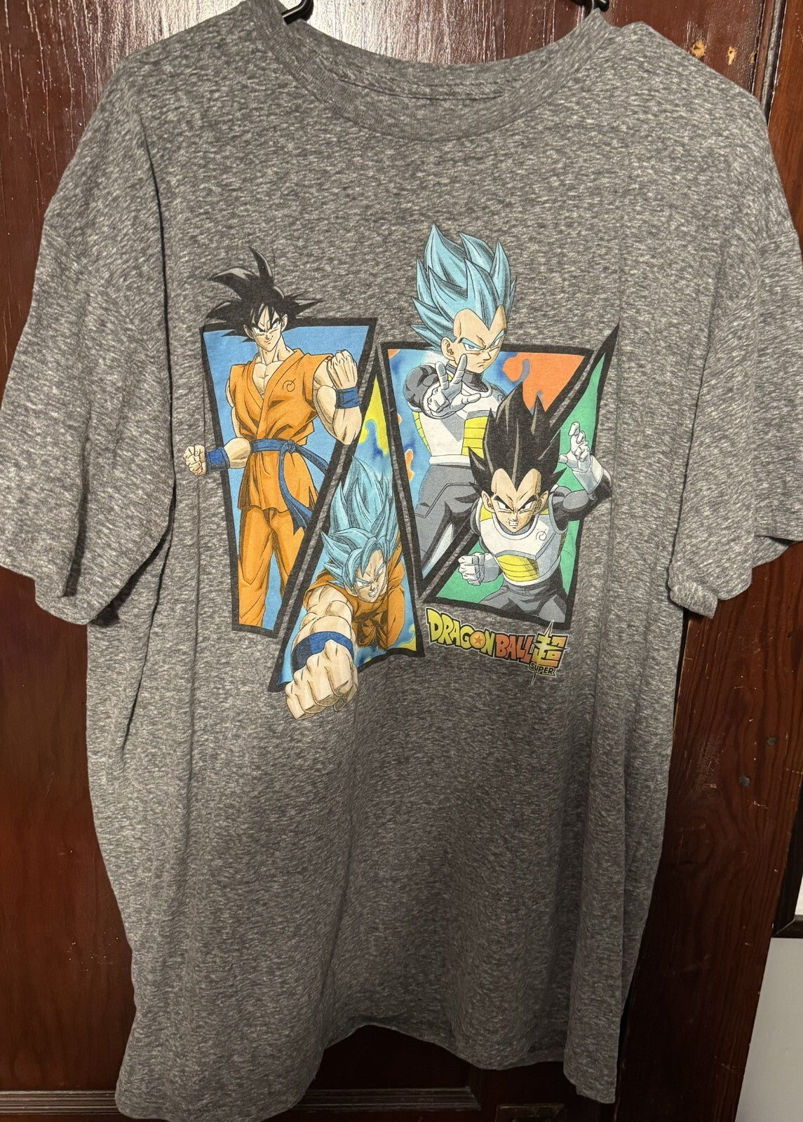Dragon Ball Z Logo T-Shirt Men's Size 2XL Gray