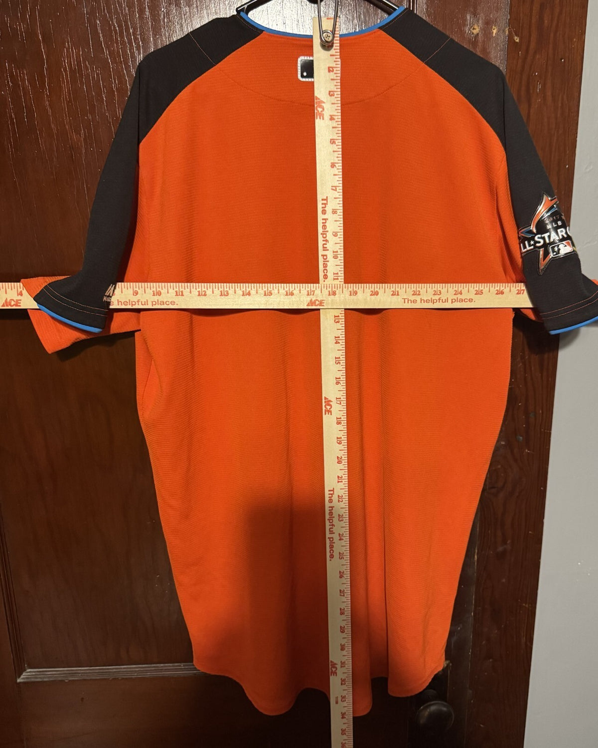 2017 All Star Game Majestic Jersey Miami Marlins Men's Sz XXL ? Orange